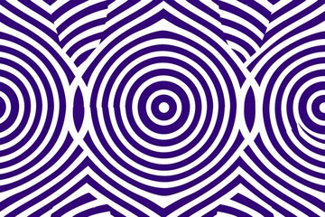 Fototapeta premium A purple and white striped pattern of circles