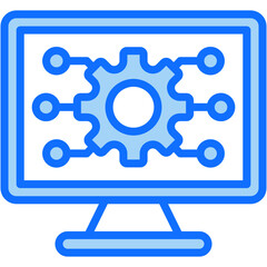Obraz premium System Integration Icon