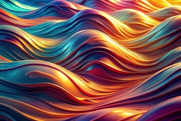 Obraz premium a colorful abstract background with a rainbow pattern