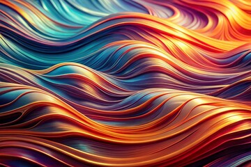 Obraz premium a colorful abstract background with a rainbow pattern