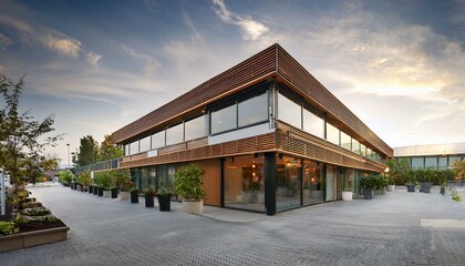 Obraz premium The New Look: Contemporary Exteriors for Small Enterprises