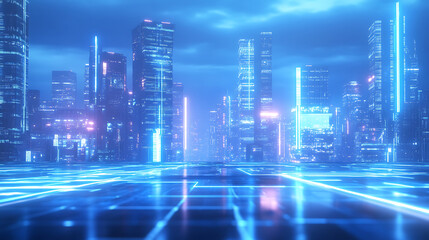 Fototapeta premium future city