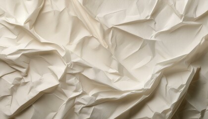 Abstract texture of white crinkled paper. Perfect for backgrounds and creative projects.