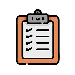 clipboard with checklist