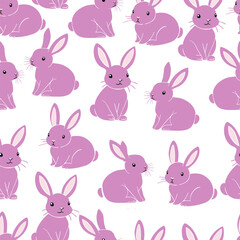Fototapeta premium Easter pattern. Seamless Easter vector pattern for decoration