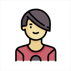 child with headphones