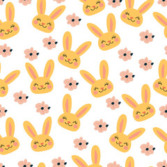 Fototapeta premium Easter pattern. Seamless Easter vector pattern for decoration