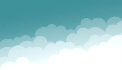 cute cloudy sky atmosphere wallpaper with air space