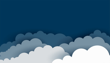 paper cut style cloudy weather wallpaper the perfect backdrop