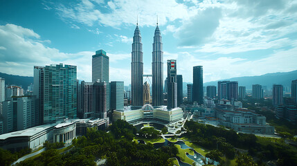 Obraz premium future city