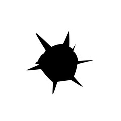 Fototapeta premium black bullet shot