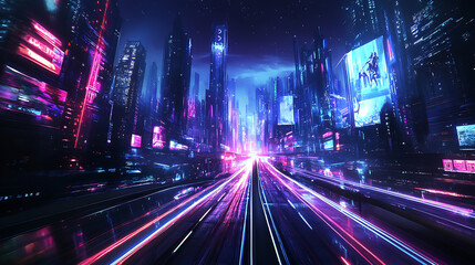 Fototapeta premium future city