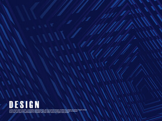 Premium background design with diagonal dark blue stripes pattern. Vector horizontal template for digital lux business banner, contemporary formal invitation, luxury voucher, prestigious gift certific