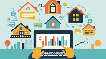 Fototapeta premium Navigating the Housing Market with Loans