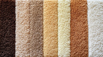 Fototapeta premium Soft Textured Fabric Color Palette for Interiors