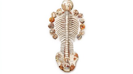Creative Visualization of the Spinal Column Community Map