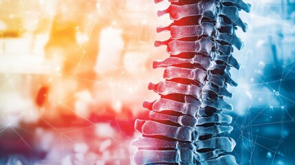 Creative Visualization of the Spinal Column in Community Map