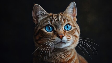 Cat with Blue Eyes