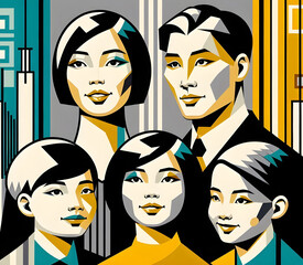 The identity of the Chinese family is very special. Even in our artwork, we can see that they are Chinese.