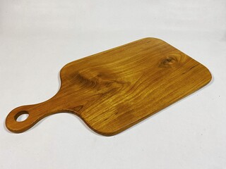 wooden cutting board isolated