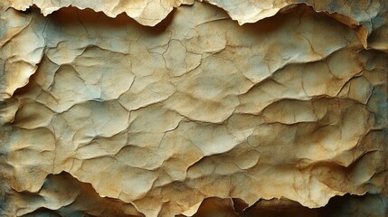 Obraz premium Textured Brown Crumpled Paper Background for Designs