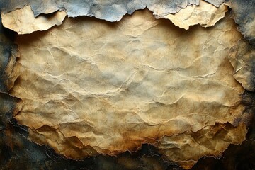 Obraz premium Torn Edge Vintage Paper Background