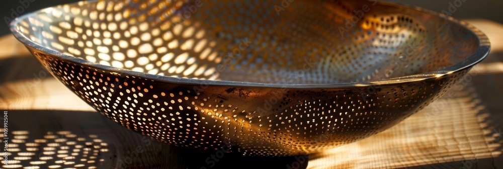 Poster light shines down on the bowl highlighting the intricate and unique patterns of each individual seed