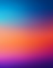Obraz premium Hazy Hues: Blurred Blue, Orange, and Purple Gradient