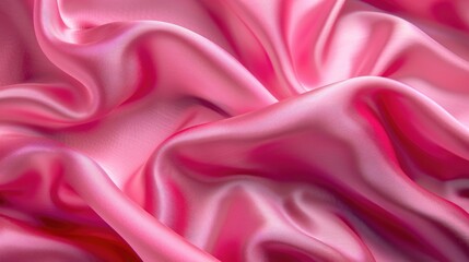Obraz premium Elegant pink silk or satin texture suitable for backgrounds