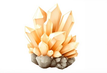 creative Calcite Crystal Cluster An illustration of calcite crys