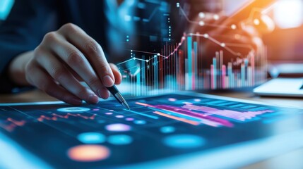 Naklejka premium Leveraging Data Analytics for Business Success