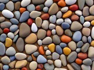 various size of stones wall