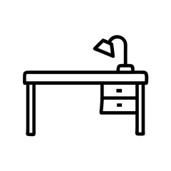 Fototapeta premium desk icon
