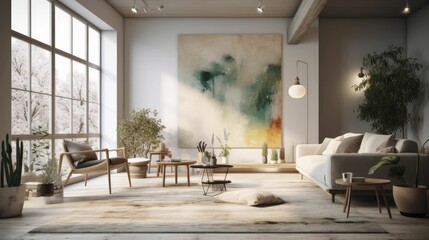 Fototapeta premium modern living room luxury