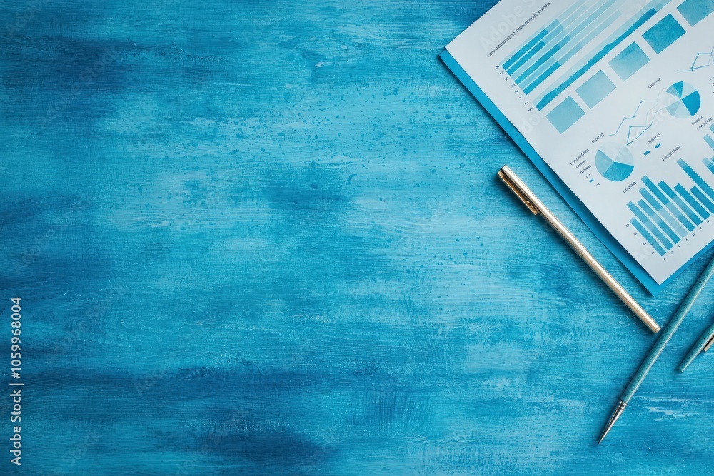 Poster analyzing business performance through comprehensive data visualization and reporting techniques