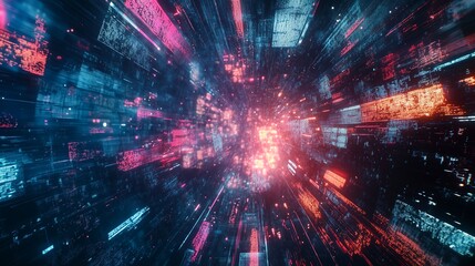 Obraz premium クラウドサービスイメージ画像