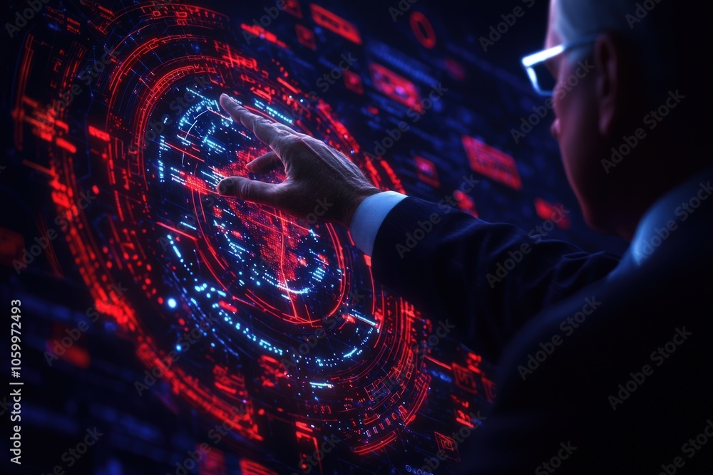 Aufkleber exploring the future of technology interactive interfaces and digital innovations in business
