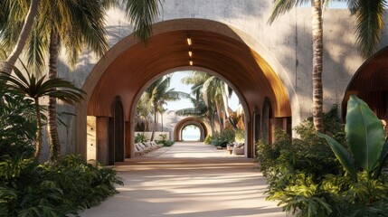 Fototapeta premium Tropical Archway.