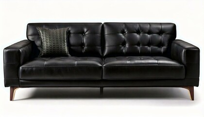 Fototapeta premium black sofa mini transparent background