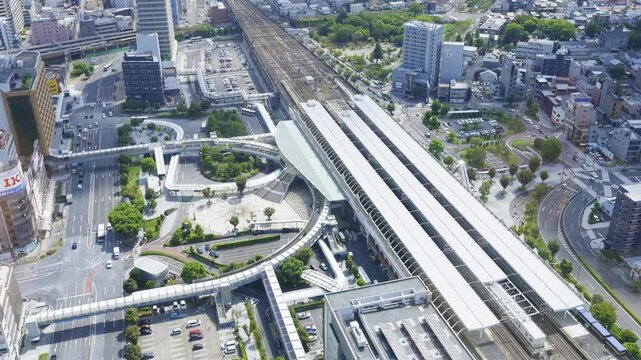 岐阜駅の風景動画