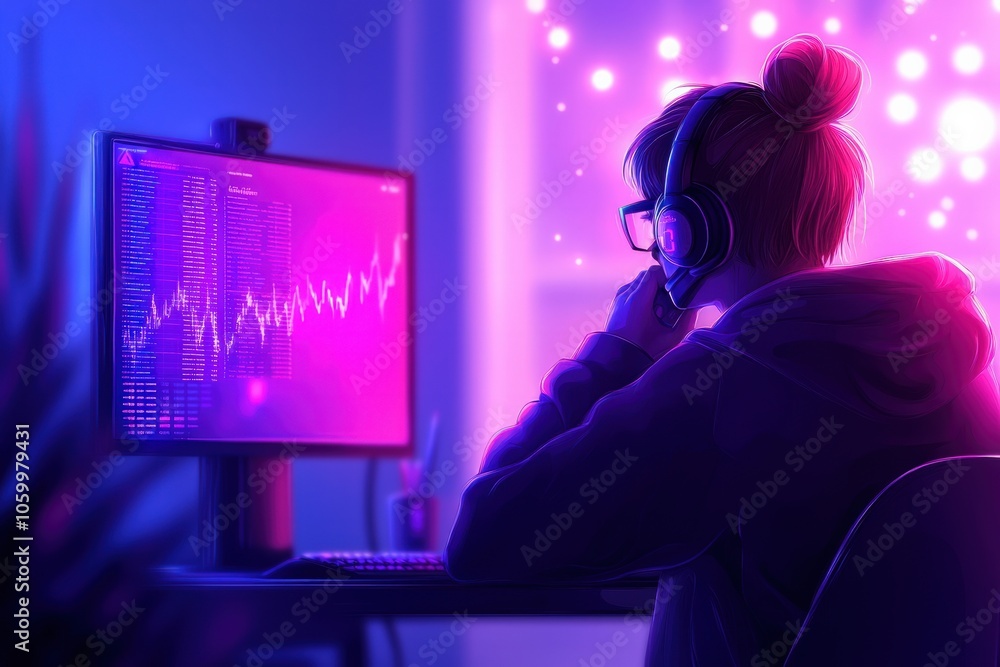 Poster exploring the digital frontier a deep dive into data analysis and trading strategies