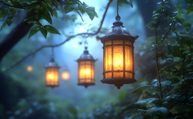 Ramadan lanterns.