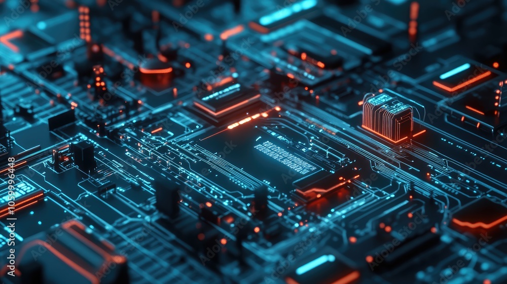 Poster exploring the intricate world of circuitry a deep dive into modern technology and its impact on our 