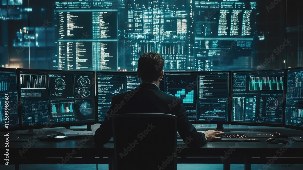 Poster the digital frontier an insight into data analysis and technology in modern business environments