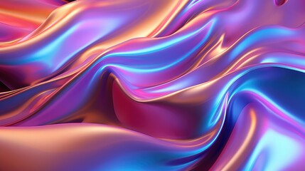 Obraz premium Abstract iridescent fabric background