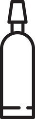 Obraz premium Color Tube Line Icon