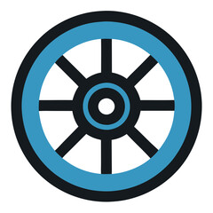 Obraz premium wheel icon