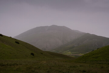Obraz premium the plain of Castelluccio di Norcia, Umbria