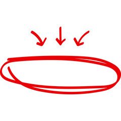 Obraz premium Higlight Marker Doodle