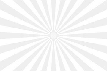 Sunburst grey and white background vector design. comic background with retro rays.sunburst pattern background.